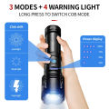 10000000lm most powerful LED flashlight xhp999 high power torch light rechargeable tactical flashlight 18650 USB camping lampcob.