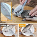 Fish Skin Brush Scraping Fish Scale Brush Fish Scale Remover Scraper Cleaner Peeling Skin Scraper Fish Scaler Kitchen Supplies - 1 PCS. 