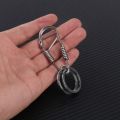 Stainless Steel Clasp Dual Lock Keychain Keychain Clasp Hook Snap Clip Carabiner Key Ring Dual Lock Unique Stainless Steel Wire Snap Clip Outdoor Tools. 