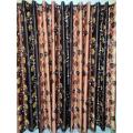 Curtain Porda Synthetic curtains Indian porda window protector 45*80 inch standard size Brown Flowers 4 kuchi curtain. 
