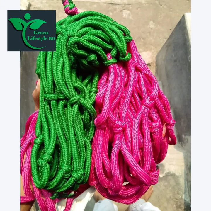 High-Quality%20Cotton%20Net%20Hammock%20%E2%80%93%20Outdoor%20Camping%20Hanging%20Sleeping%20Swing%20Bed%20for%20Hiking,%20Travel%20&%20Beach%20-%20Image%202