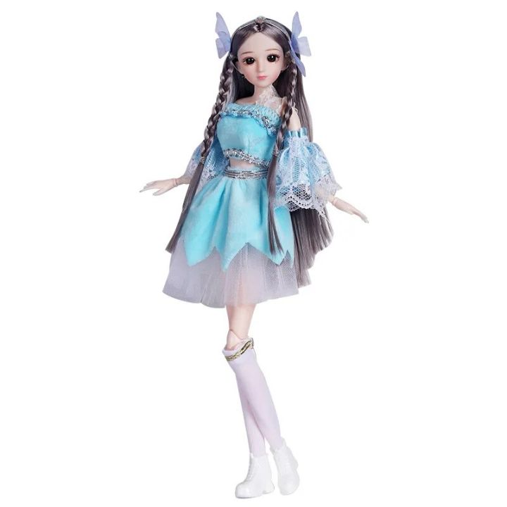 30cm%20Doll%20Set%201/6%20Bjd%20Doll%2026Joint%20Movable%20Body%20White%20Skin%20Doll%20Children%20Dress%20Up%20Toy%20Girl's%20Birthday%20Gifts%20-%20Image%207