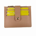 6 Color Card Bag Compact 11*9cm Pu Certificate Cover Zipper And Buckle Driver'S License Wallet for Travel Use Business Professionals Gift Easy To Carry.