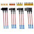 4 Types 12V Add-A-Circuit Adapter and Fuse Kit,Fuse Tap Fuse Holder. 