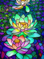 EverShine Stained Glass Diamond Embroidery Tulip Craft Kit Lotus Painting Flower Full Drill Mosaic Rhinestone Pictures Wall Art Superman. 