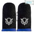 Victor logo finger sleeves.