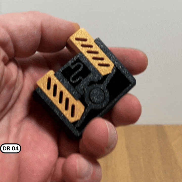 Pocket Slider Fidget – Dual-Rail Click & Glide Desk Toy, 3D-Printed ...