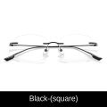 Ultra-Light Pure Titanium Glasses Frame For Men Women Rimless Gold Wire Rimless Myopia Prescription Eyeglasses Frame Wholesale. 