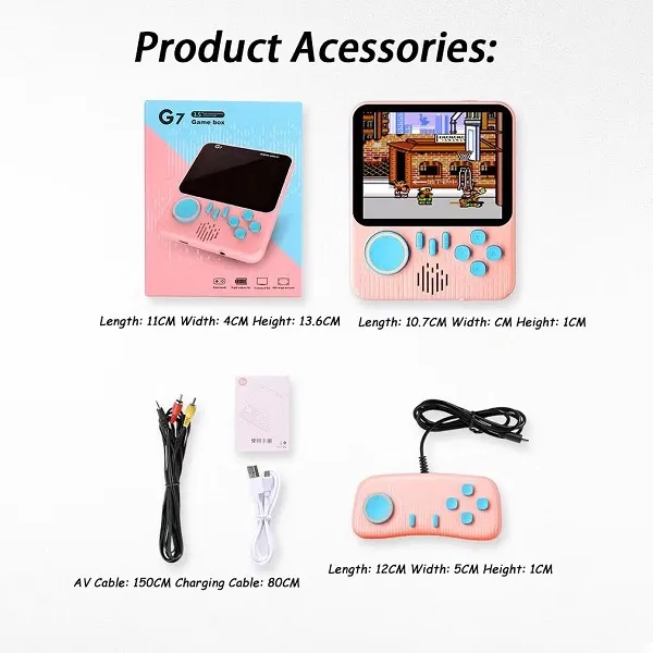 G7%20Game%20Consoles%20Hand-Held%20Video%20Gaming%203.5%20inch%20666%20Game%20-%20Image%202