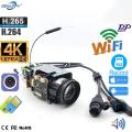 Camhi Wifi Mini 18X Auto Focus IMX415 8MP 4K ZOOM RTSP IP Camera Module Support Humanoid SD Card Slot P2P Audio.