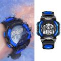 Luminous Waterproof Watches For Children Students Dial Electronic Watch Multi-Function Wrist Watch For Boys And Girls. 