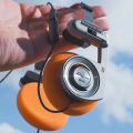 OKCSC Wireless Bluetooth 5.2 Retro Headphones 40mm Driver Integrated Noise Reduction Microphone Open-Back On-Ear Stereo Headset. 