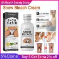 Snow Bleach Cream Private Parts Face And Body Fast Bleaching Underarm Strong Whitening Cream Bleach Whitening For Intimate Area. 
