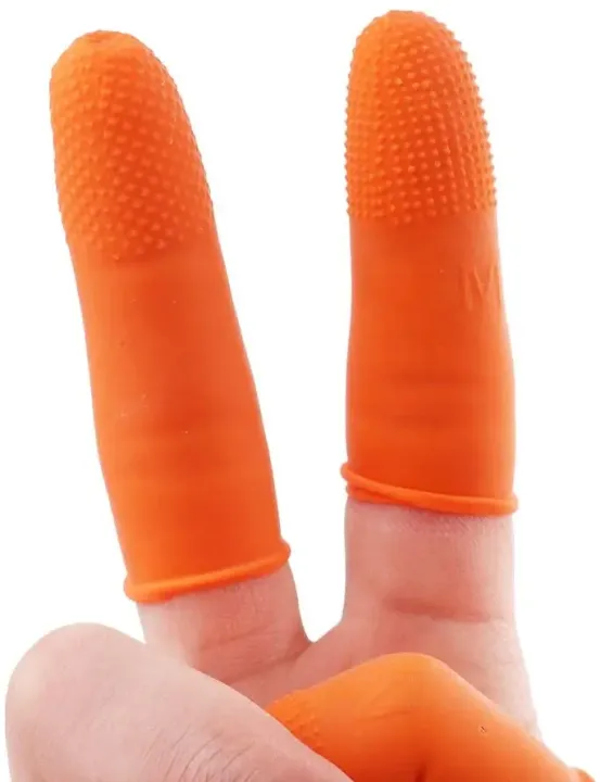 50%20Pcs%20Anti-Slip%20Anti-Static%20Thicken%20Latex%20Finger%20Cots%20Disposable%20Protective%20Fingertips%20Gloves%20Non-Slip%20Waterproof%20Rubber%20Finger%20Covers%20for%20Pottery,%20Crafts%20&%20Electronics%20-%20Image%207