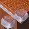 4 Pcs 1 Set Baby Safety Corner Silicon Bumper Furniture Guard / Furniture Conner Safety For Baby Child, Kids. Corner Protector( Soft & Comfortable) Import Form China. 