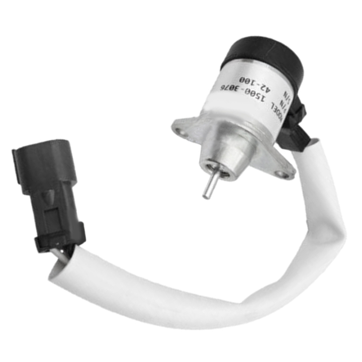 1 PCS 12V 1500-3076,41-9100,42-100 Refrigerated Truck Engine Fuel Shut Off Solenoid Replacement Accessories for Engine Stop Solenoid