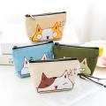 Cartoon Cat Print Key Coin Purse Women Wallet Mini Oxford Card Holder Zipper Money Pouch Purse Storage Bag Kawaii Girls Wallet.