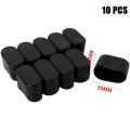 10pcs Chair Leg Cap Rubber Oval Covers Furniture Table Feet Floor Protectors For Chair Desk Office Table Leg Cover. 