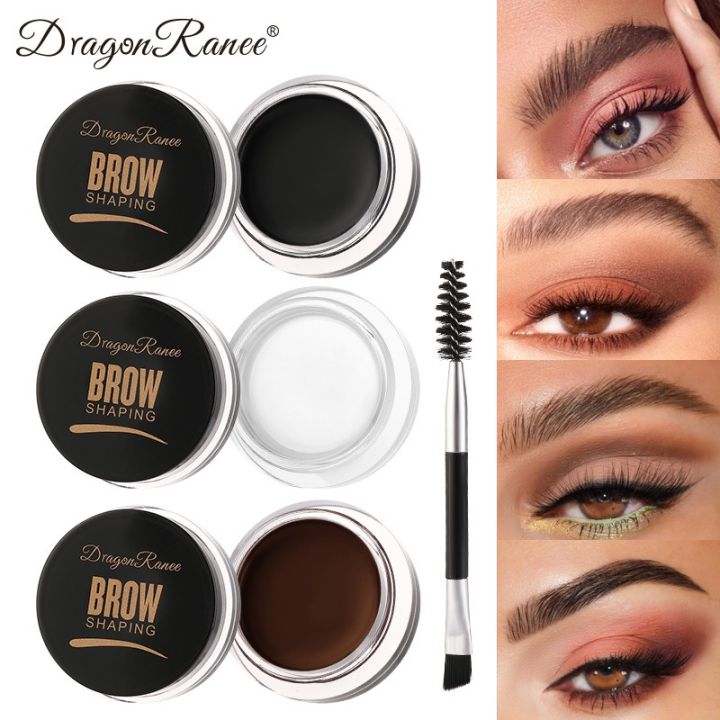 Non-Smudging, Long-Lasting Eyebrow Pencil Gel - Styling Cream for Perfect Eyebrow Shaping and Definition, Ensuring a Natural and Professional Look All Day Long