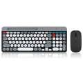Charging 2.4G+Bluetooth the third mock examination card slot keyboard mouse set tablet notebook desktop computer universal.