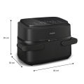 Philips NA150/09 7.1L Dual Basket Air Fryer – 2450W Rapid Air Technology.