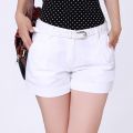 Women's Summer Style Shorts Ladies Loose Clothing Cotton Casual Short Pants Denim White Khaki Hot Woman Shorts.