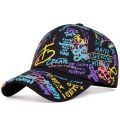 fashion Letter Baseball Cap Graffiti Sun Hip Hop Cap Visor Spring Hat Men Adjustable Snapback Cotton Cap For Women Men Hats. 