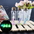 12 PCS Retro Cork stopperwishing bottle Beautifully Glass Antique creative wishing bottle Cork glass votive bottle for Message. 