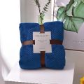 Flannel Home Warm Blanket Quilt Baby Bedding Bedspread Stripe Kids School Dormitory Plaid Cover. 
