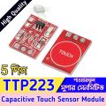 TTP223 Ultra Small Digital Touch Sensor High Quality ttp 223 touch sensor Module For Arduino (5Pcs).