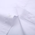 Men's Classic Fly Front Placket French Cuffs Dress Shirt Without Pocket Full Sleeve Standard-fit Banquet Wedding White Shirts. 