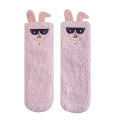 Winter Fleece Lined Padded Warm Keeping Cartoon Lambswool Socks Sleeping Socks Maternity Socks Winter Super Thick Home Room Socks Women. 