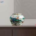 Ginger Jar Decorative Jar Chinese Temple Jar for Living Room Kitchen Table.