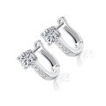 100% Real 925 Sterling Silver U Type Earring Korean Earrings for Women New Jewelry Gifts CME1504.