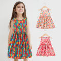 Summer girls Princess Dress Birthday party fashion kid Poncho dress Yarn Wedding dress Cotton children clothing toddler clothes.