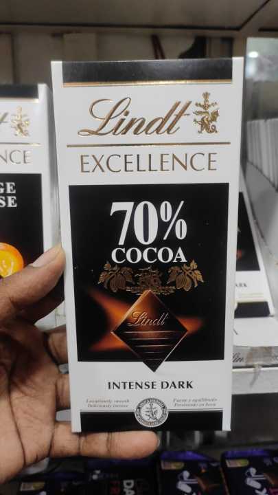 Lindt Excellence 70% Cocoa Dark Chocolate 100gm