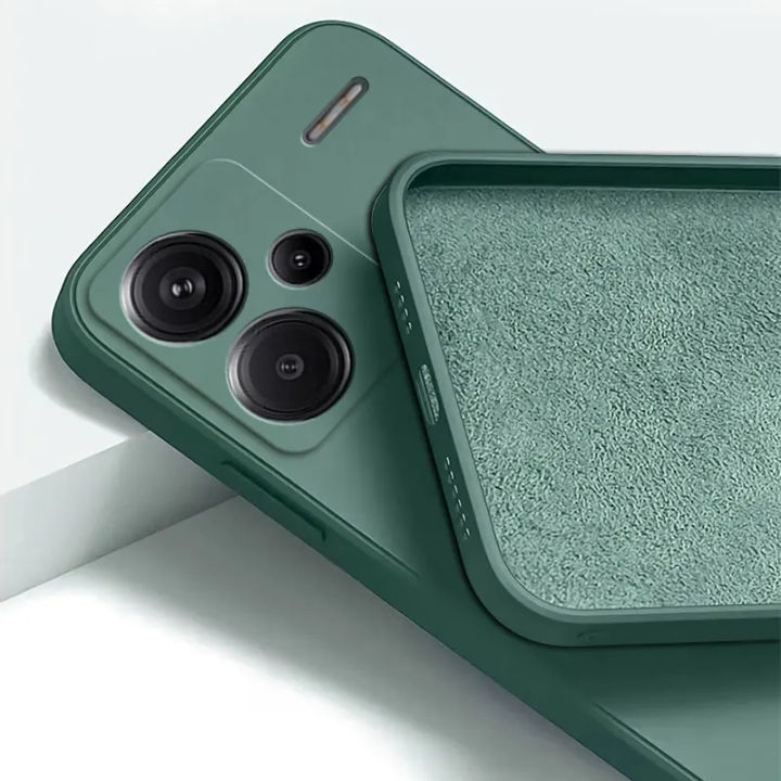 For Redmi Note 13 Pro Plus Case Cover Xiaomi Redmi Note 13 Pro+ Funda Coque Soft Original Liquid Silicone Case Redmi Note 13 Pro