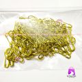 100 Pieces Golden Colour Metal Hijab Safety Pin ( Small Size )  For Women. 