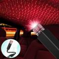 1Pcs Led Car Dome Light Galaxy Projector Night Light Adjustable Usb Decoration Light Car Interior Light Starry Sky Night Light - Table Lamp. 