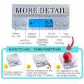 0.01g/3kg 0.1g LCD Portable Mini Electronic Digital Scales Kitchen Precision Jewelry Weight Balance Gold Gram Scale (AG 09).
