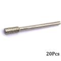 20 Pcs Diamond Grinding Bits 4mm for Most Rotary Tool Bit Grinder. 