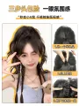 Wig Women's Long Hair Artificial Hair Millennium Hot Girl High Ponytail Boxing Braid Wig Waterfall Half Tie Ponytail Wig Braid. 