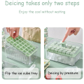 Press Ice Tray Refrigerator Homemade Ice-Cube Storage Ice-Cube Mold. 