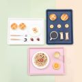 Decorative Tray Large Capacity Non-slip Food Serving Tray Bpa-free Reusable Plastic Tray for Fruits Cookies Desserts Southeast Asian Buyers' Choice. 