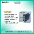 KOLEER S31 Mini Wireless Bluetooth Compatible Bass Speaker IPX7 Waterproof Subwoofer Box. 