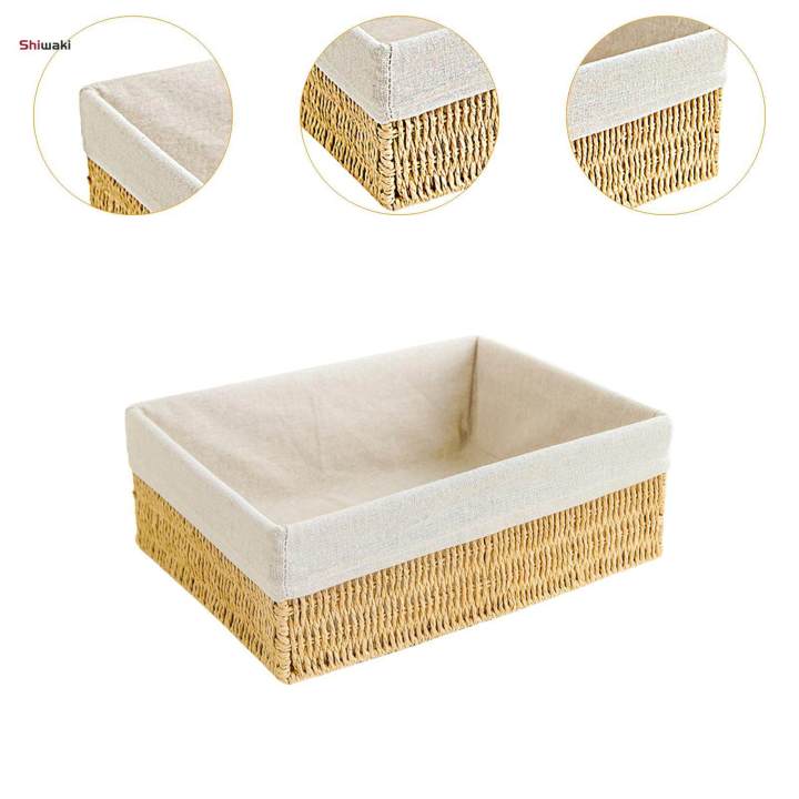 Woven%20Basket%20Storage%20Bread%20Basket%20Handwoven%20Cosmetics%20Storage%20Box%20Decorative%20Basket%20for%2034x26.5x13cm%20-%20Image%205