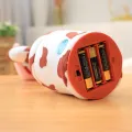 Tik Tok dancing animals electric rabbit cow plush recording toys singing learn to talk twist toys. 