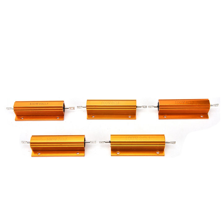 1/2/4/8/10%20Ohm%20100W%20Watt%20Shell%20Power%20Aluminum%20Housed%20Case%20Wirewound%20Resistor%20New%20-%20Image%204