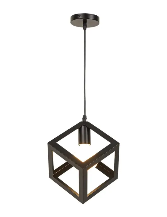 Modern%20iron%20pendant%20lamp%20black%20retro%20industrial%20square%20lamp%20(Bulb%20not%20Included)%201Pcs%20-%20Image%204