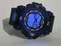 Waterproof Digital looking Wristwatch For  Boys  - blue. 